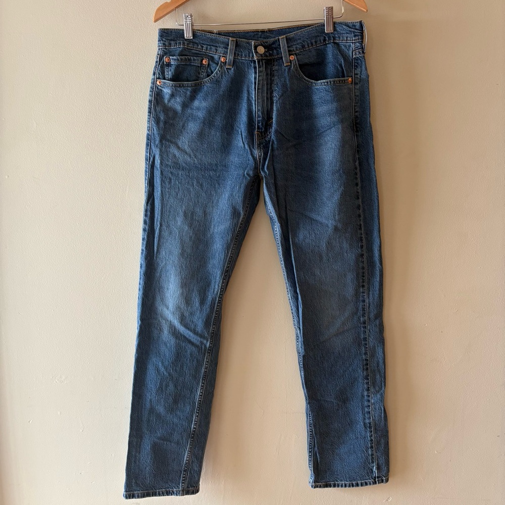Levi's 505, Size 32, Men's, Straight Blue Jeans